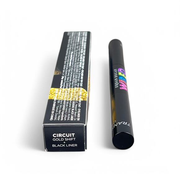 Urban Decay Wired Double Ended Eyeliner and Top Coat in Circuit Gold - Picture 2 of 3